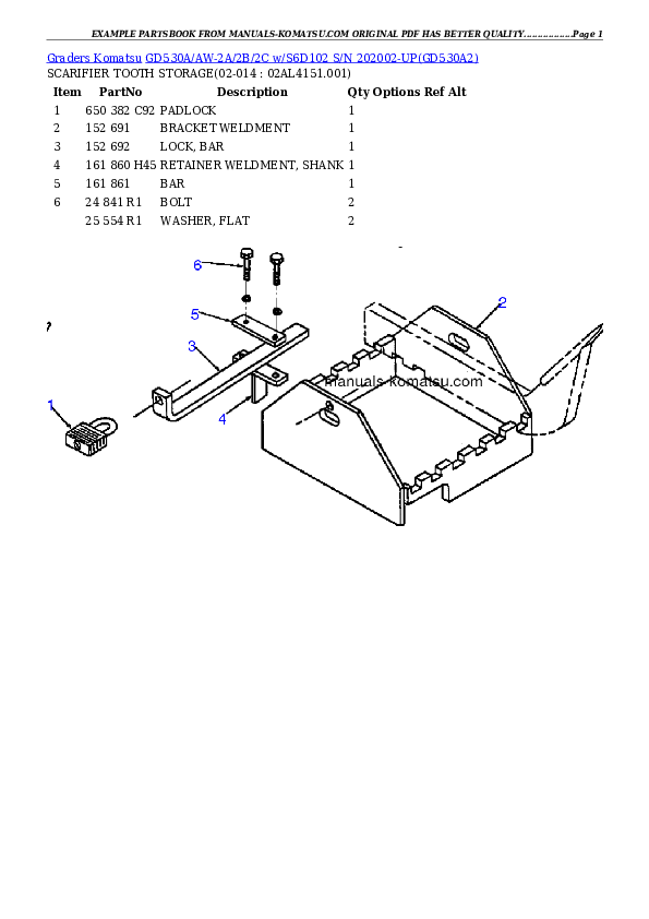 Protected: GD530A/AW-2A/2B/2C w/S6D102 S/N 202002-UP Partsbook