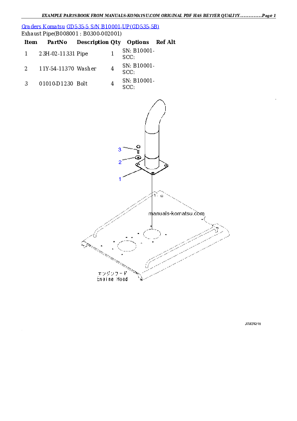 Protected: GD535-5 S/N B10001-UP Partsbook
