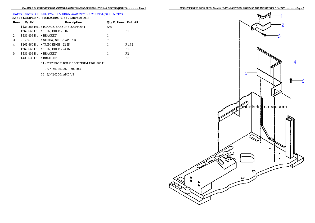 Protected: GD650A/AW-2EY & GD650A/AW-2EY S/N 210098-Up Partsbook