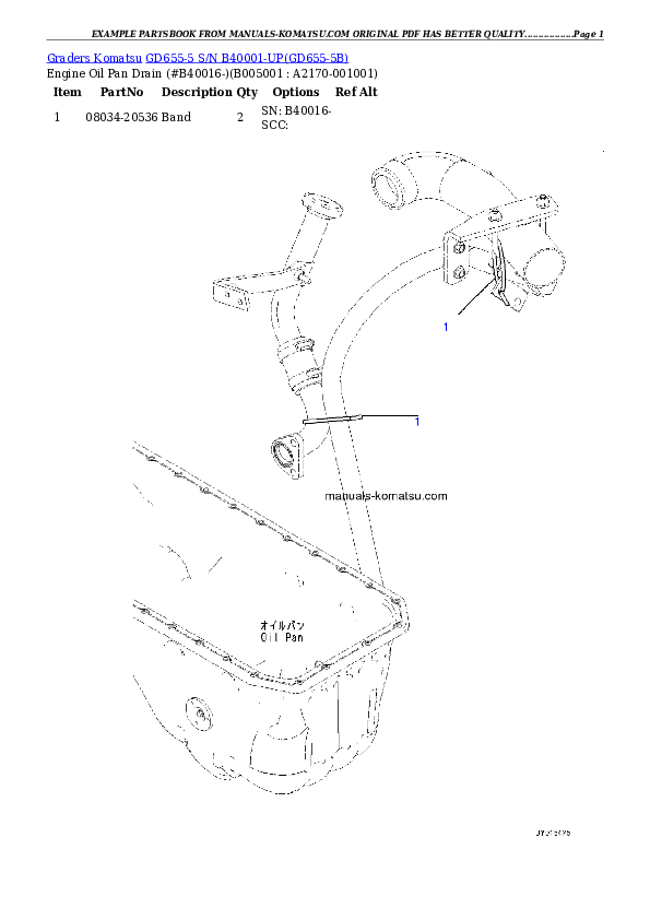 Protected: GD655-5 S/N B40001-UP Partsbook