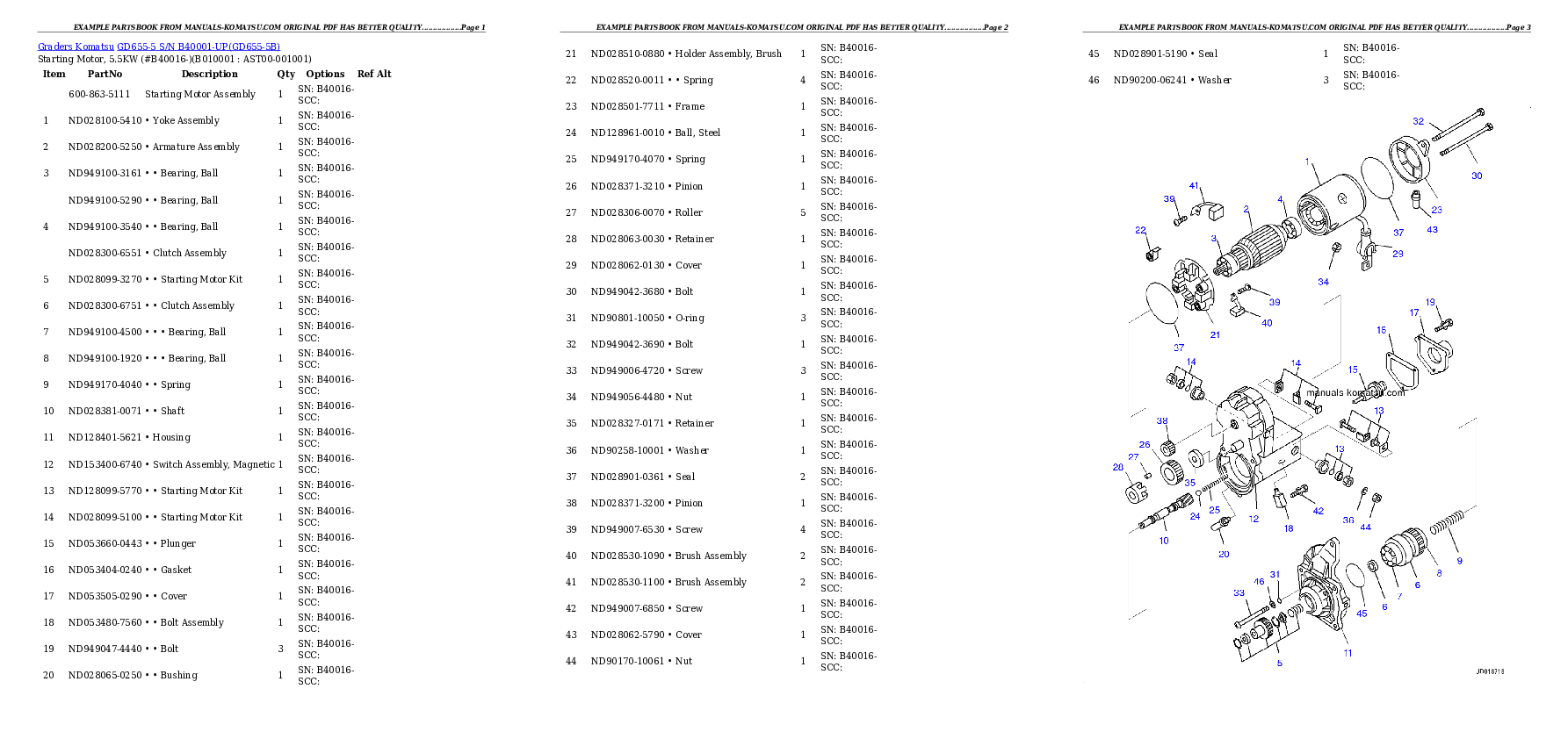 Protected: GD655-5 S/N B40001-UP Partsbook