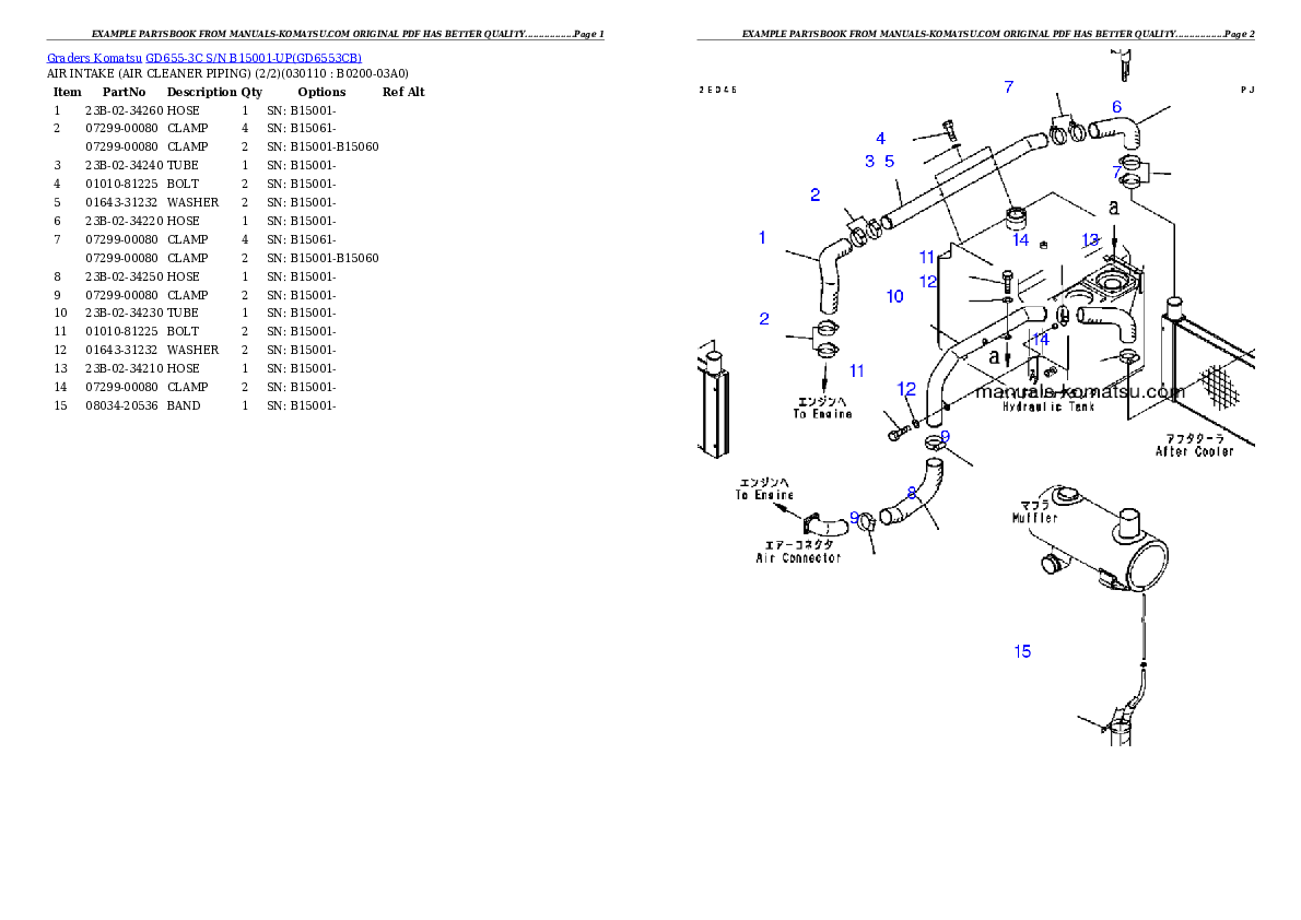 Protected: GD655-3C S/N B15001-UP Partsbook
