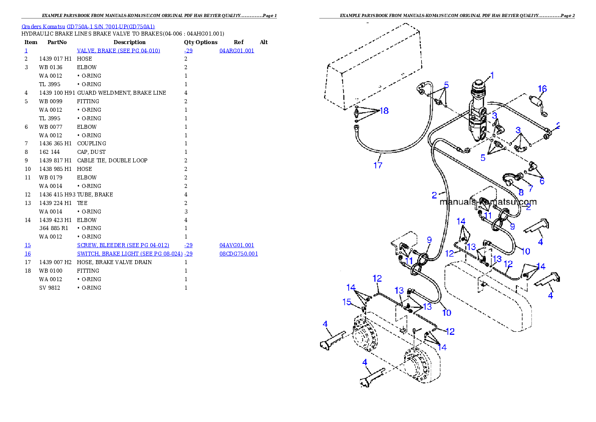 Protected: GD750A-1 S/N 7001-UP Partsbook