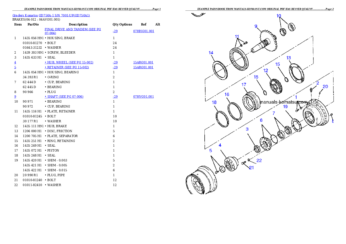 Protected: GD750A-1 S/N 7001-UP Partsbook