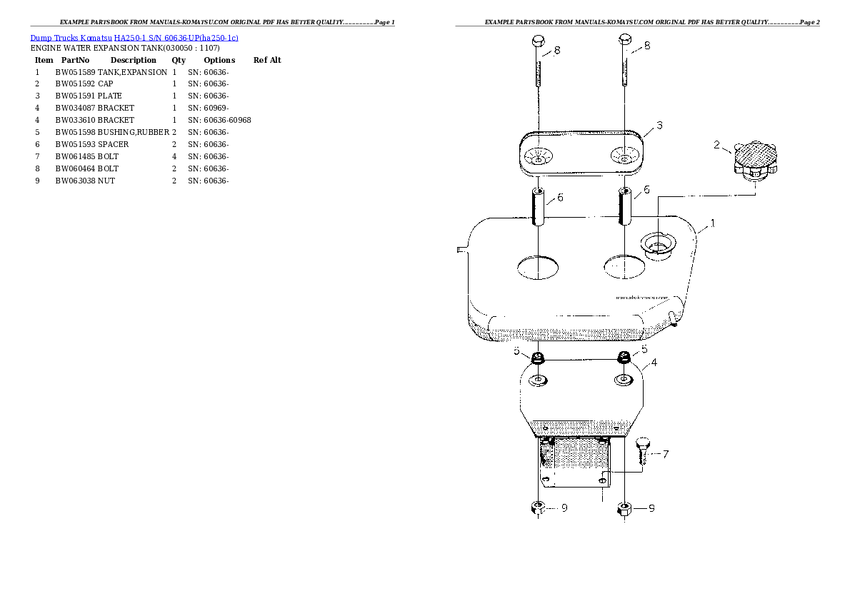 Protected: HA250-1 S/N 60636-UP Partsbook