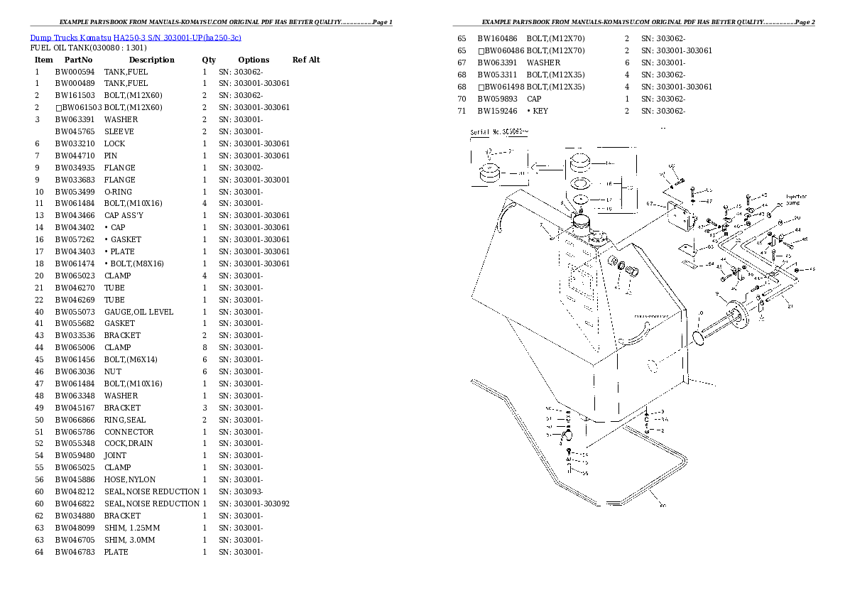 Protected: HA250-3 S/N 303001-UP (ZF Transmission Installed) Partsbook