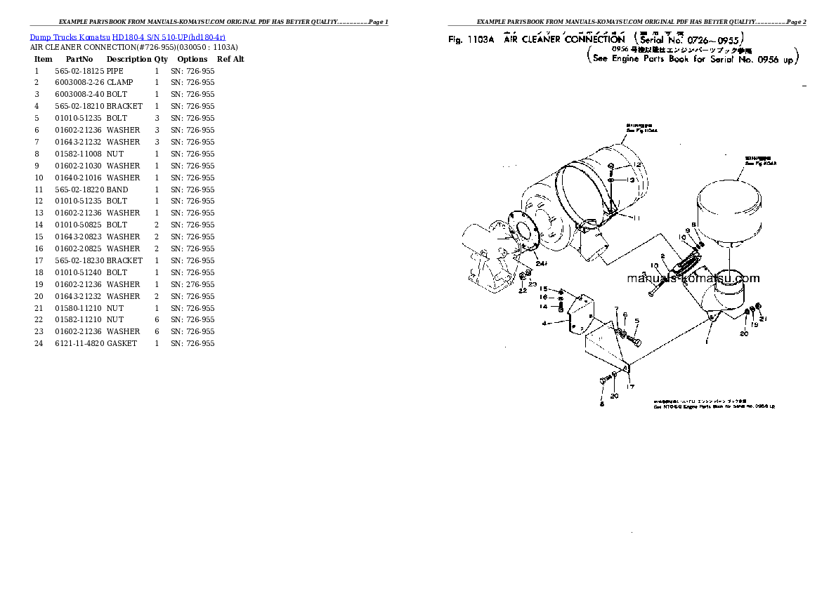 Protected: HD180-4 S/N 510-UP Partsbook