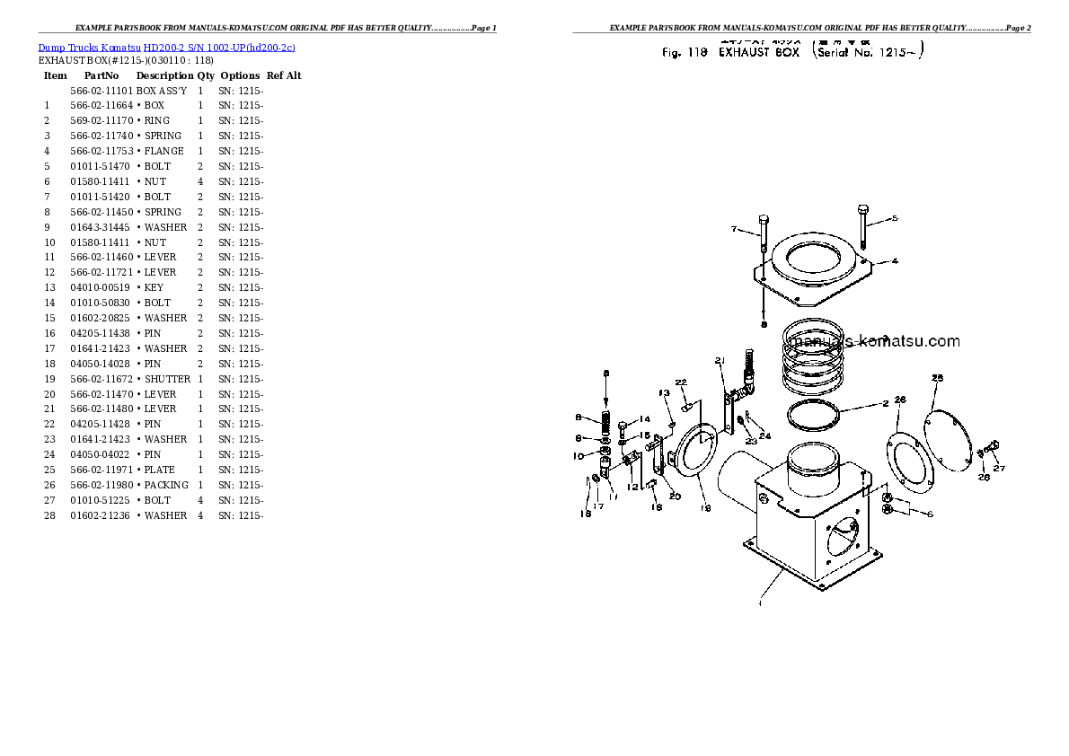 Protected: HD200-2 S/N 1002-UP Partsbook