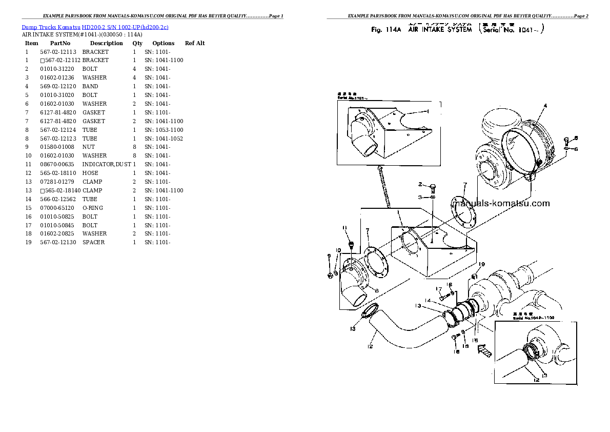 Protected: HD200-2 S/N 1002-UP Partsbook