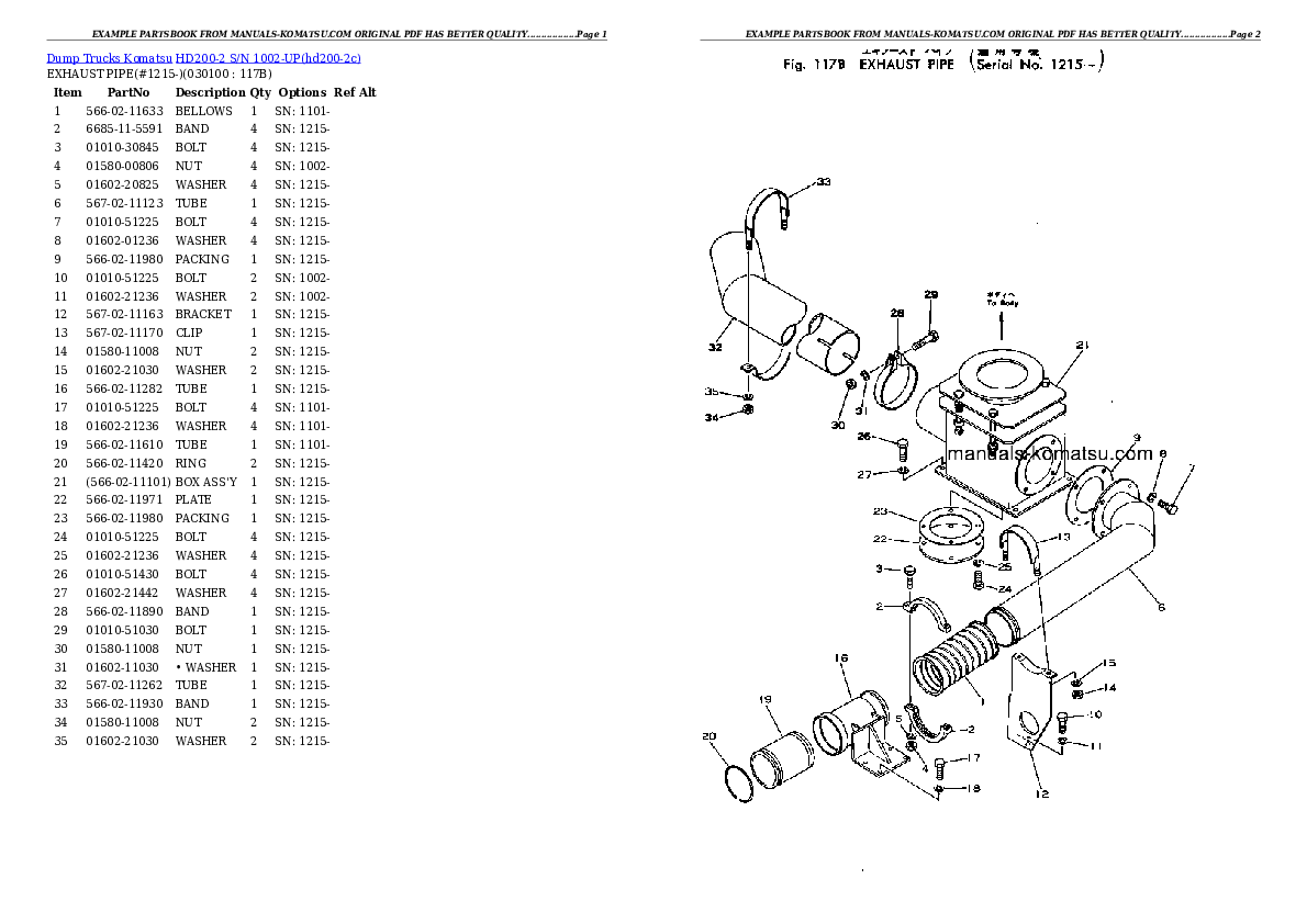 Protected: HD200-2 S/N 1002-UP Partsbook
