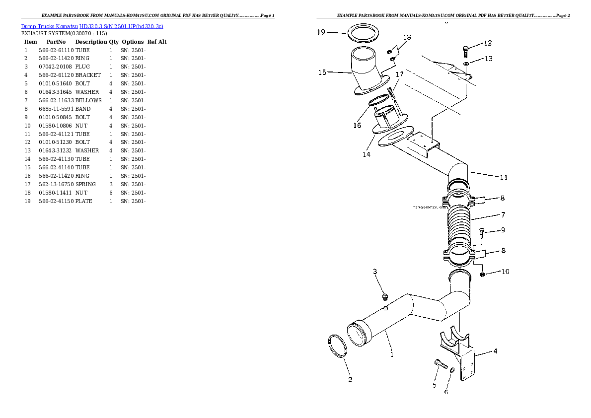 Protected: HD320-3 S/N 2501-UP Partsbook