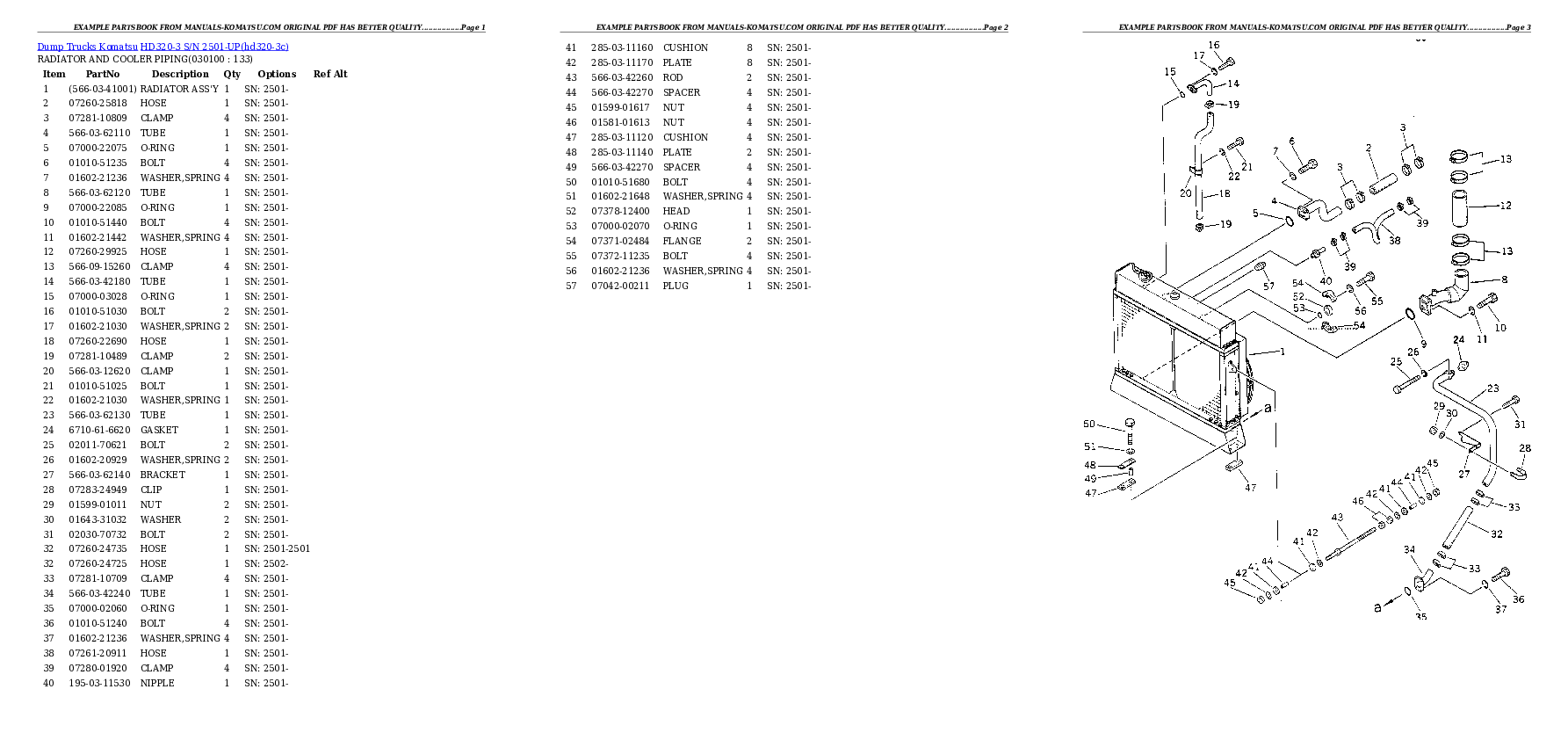 Protected: HD320-3 S/N 2501-UP Partsbook