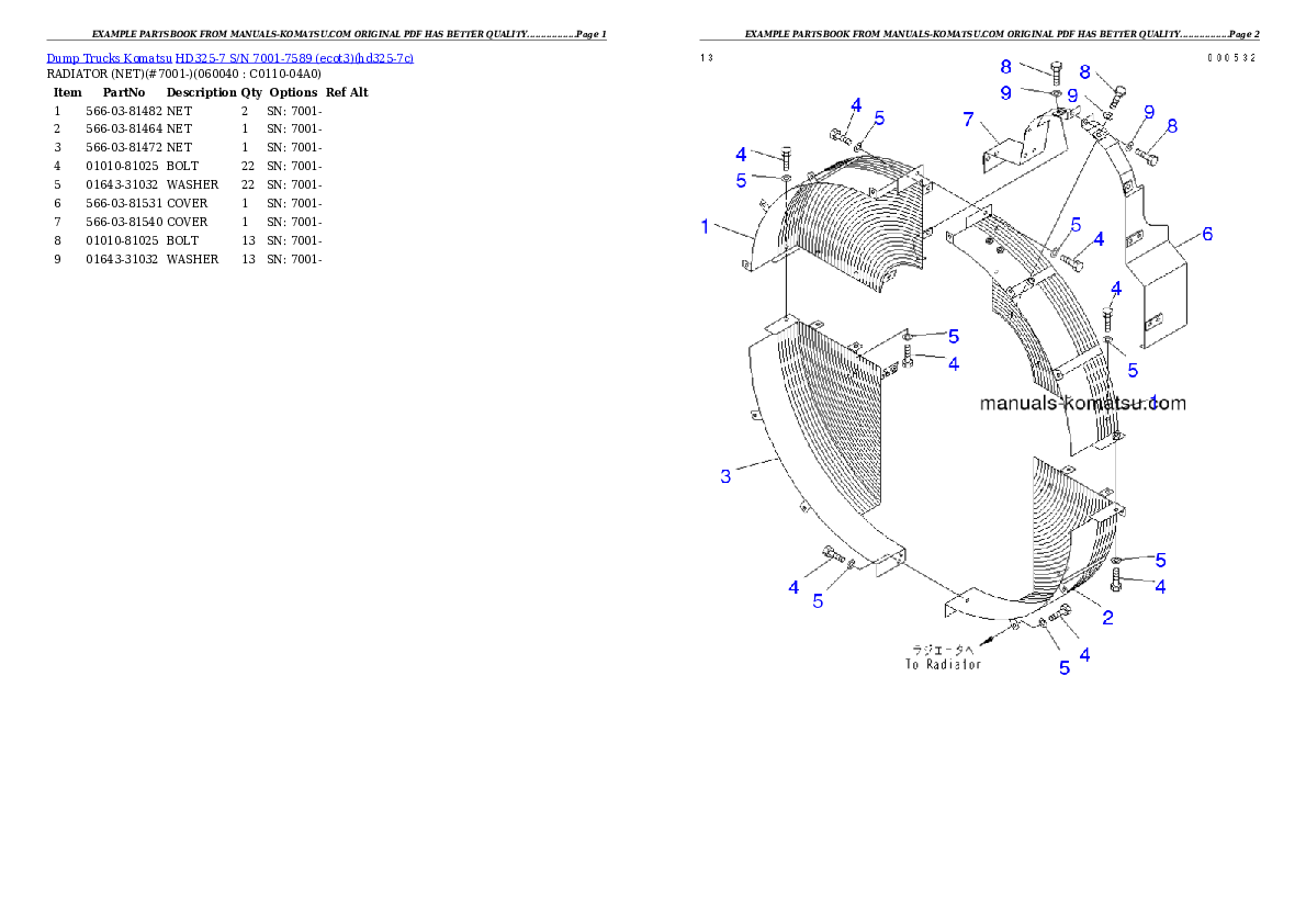 Protected: HD325-7 S/N 7001-7589 (ecot3) Partsbook