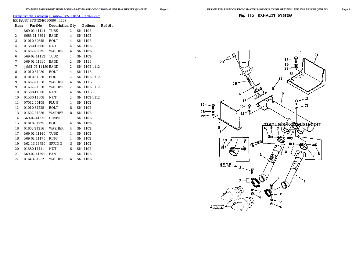 Protected: HD465-2 S/N 1102-UP Partsbook