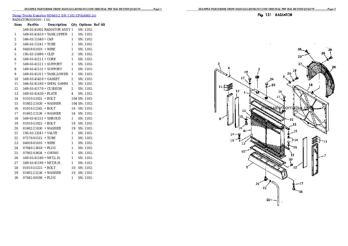 Protected: HD465-2 S/N 1102-UP Partsbook