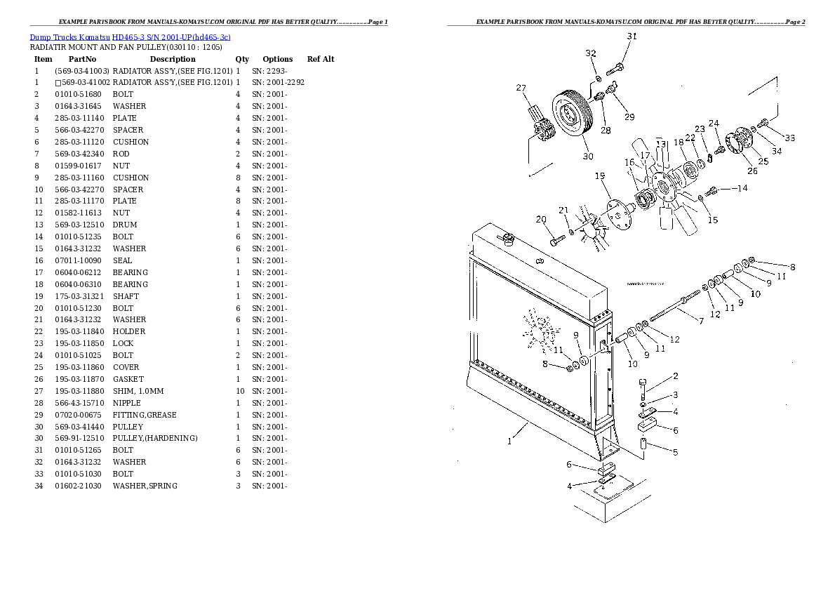 Protected: HD465-3 S/N 2001-UP Partsbook