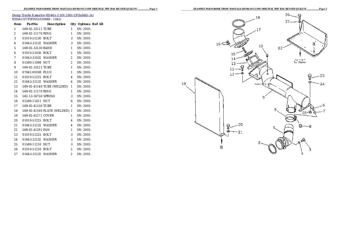 Protected: HD465-3 S/N 2001-UP Partsbook