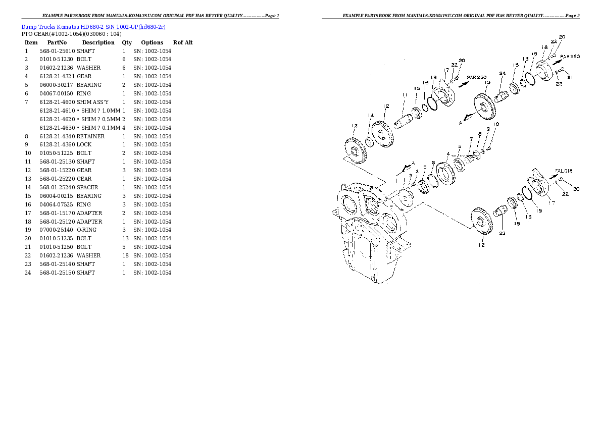 Protected: HD680-2 S/N 1002-UP Partsbook