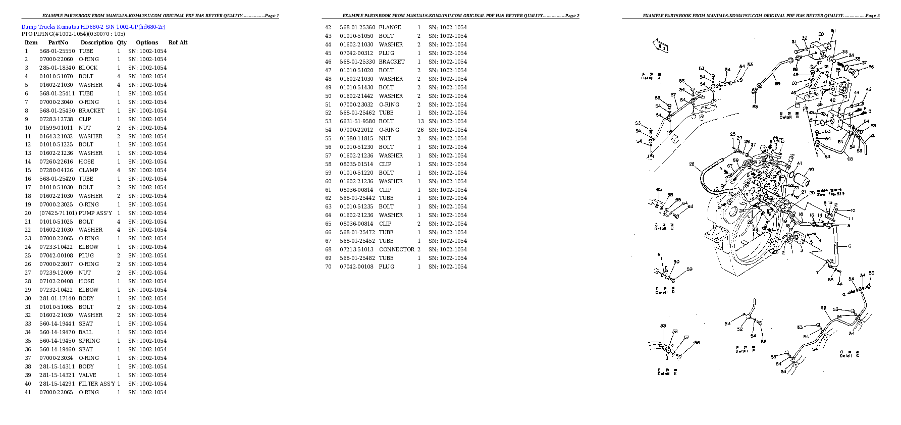 Protected: HD680-2 S/N 1002-UP Partsbook