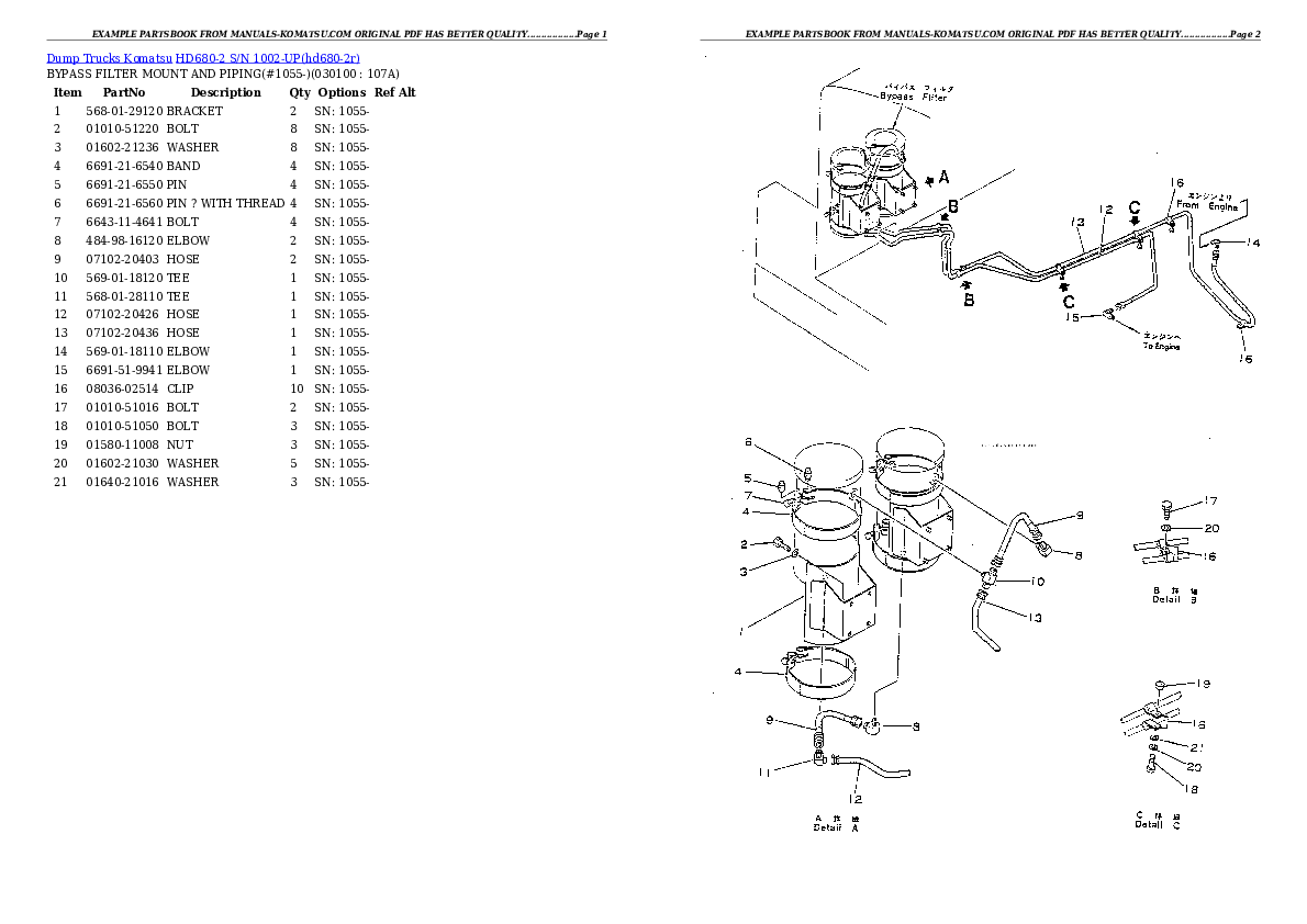 Protected: HD680-2 S/N 1002-UP Partsbook