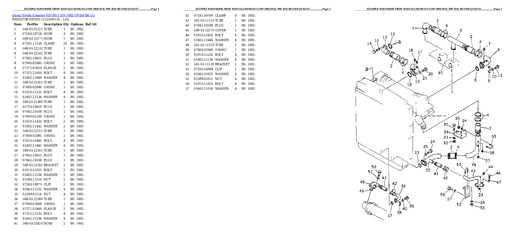 Protected: HD780-1 S/N 1002-UP Partsbook