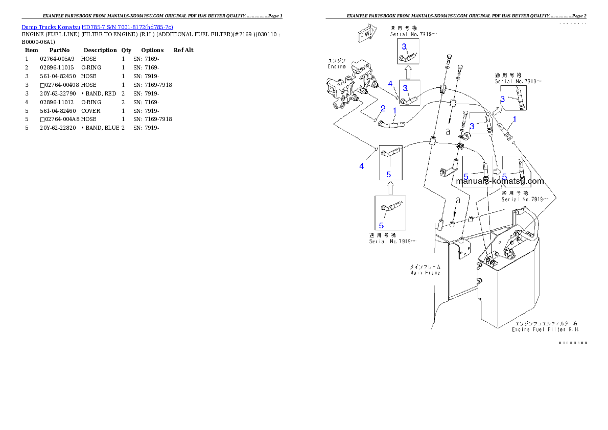 Protected: HD785-7 S/N 7001-8172 Partsbook