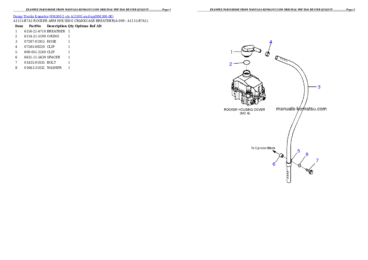 Protected: HM300-2 s/n A11001 and up Partsbook