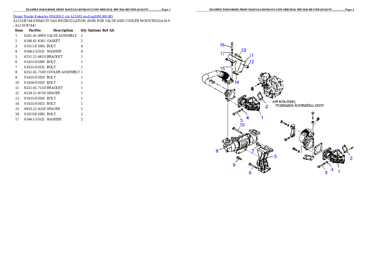 Protected: HM300-2 s/n A11001 and up Partsbook