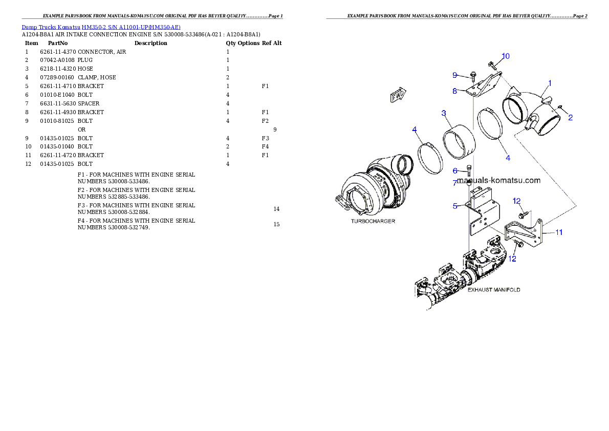 Protected: HM350-2 S/N A11001-UP Partsbook