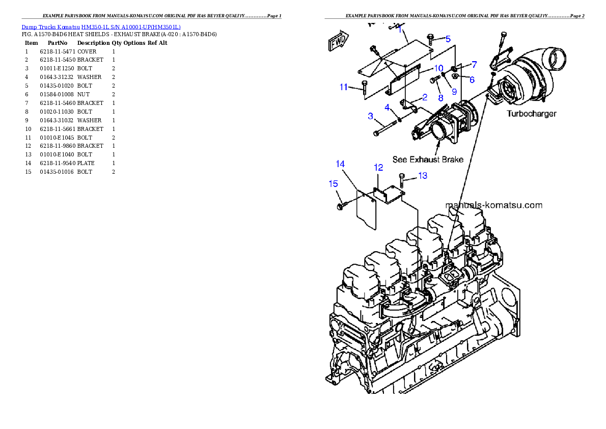 Protected: HM350-1L S/N A10001-UP Partsbook