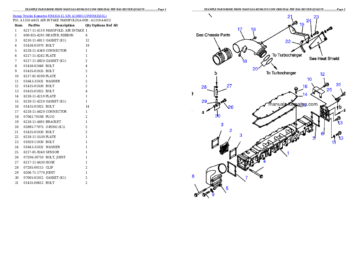 Protected: HM350-1L S/N A10001-UP Partsbook