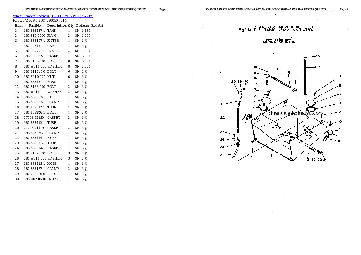 Protected: JH60-1 S/N 3-3916 Partsbook
