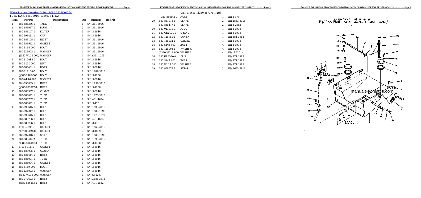 Protected: JH60-1 S/N 3-3916 Partsbook