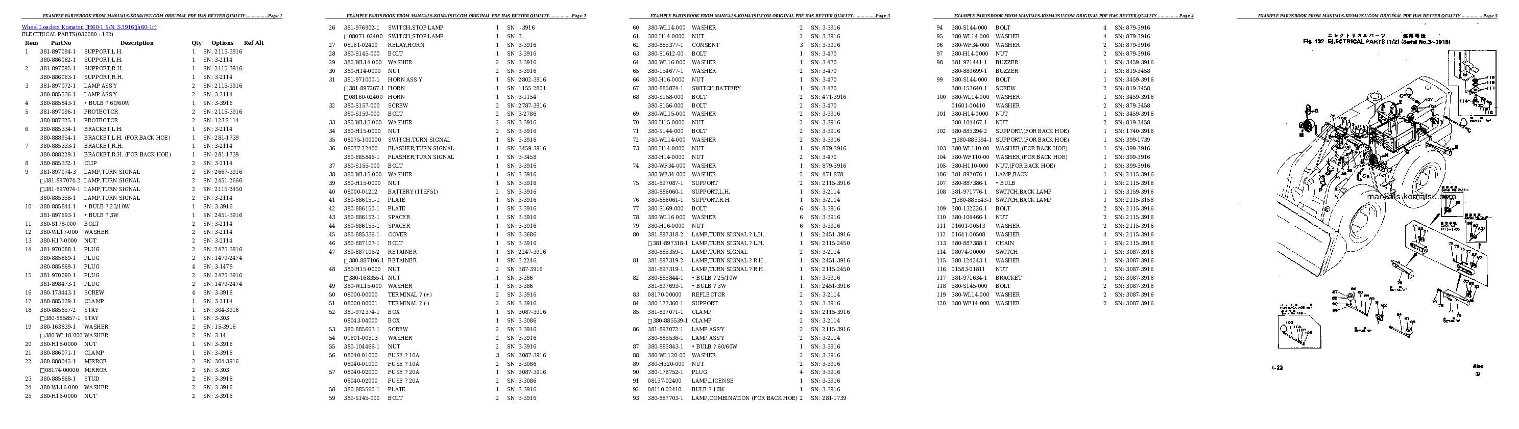 Protected: JH60-1 S/N 3-3916 Partsbook