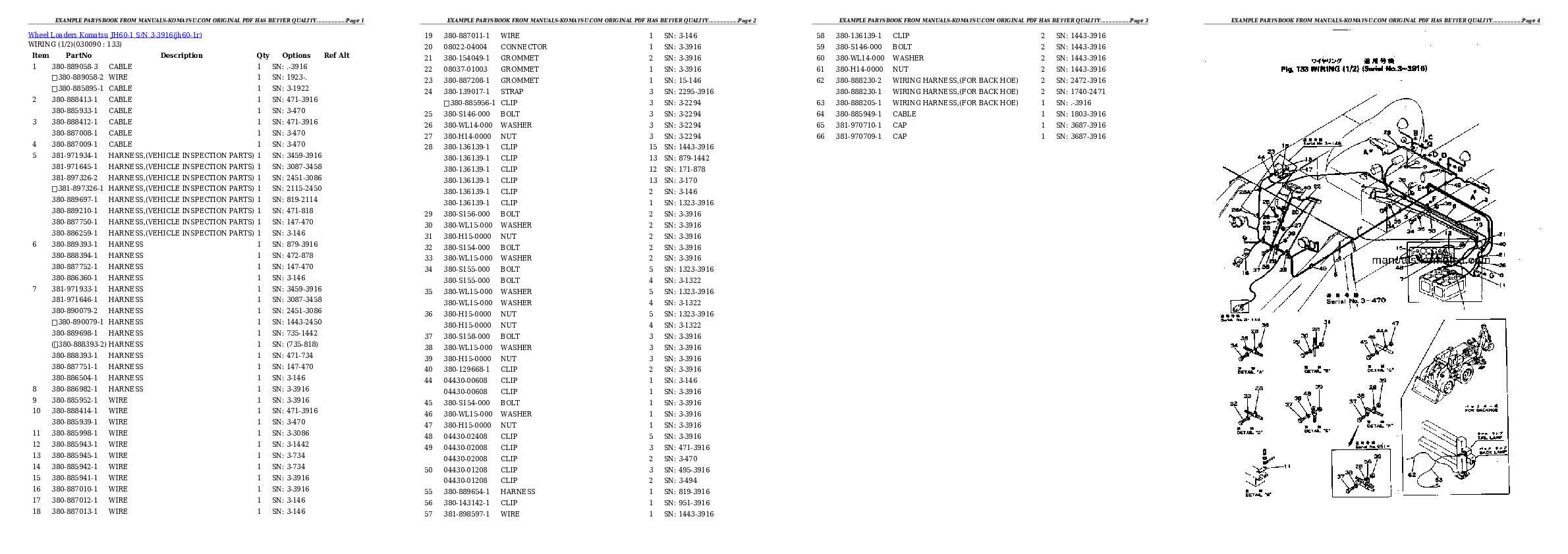 Protected: JH60-1 S/N 3-3916 Partsbook