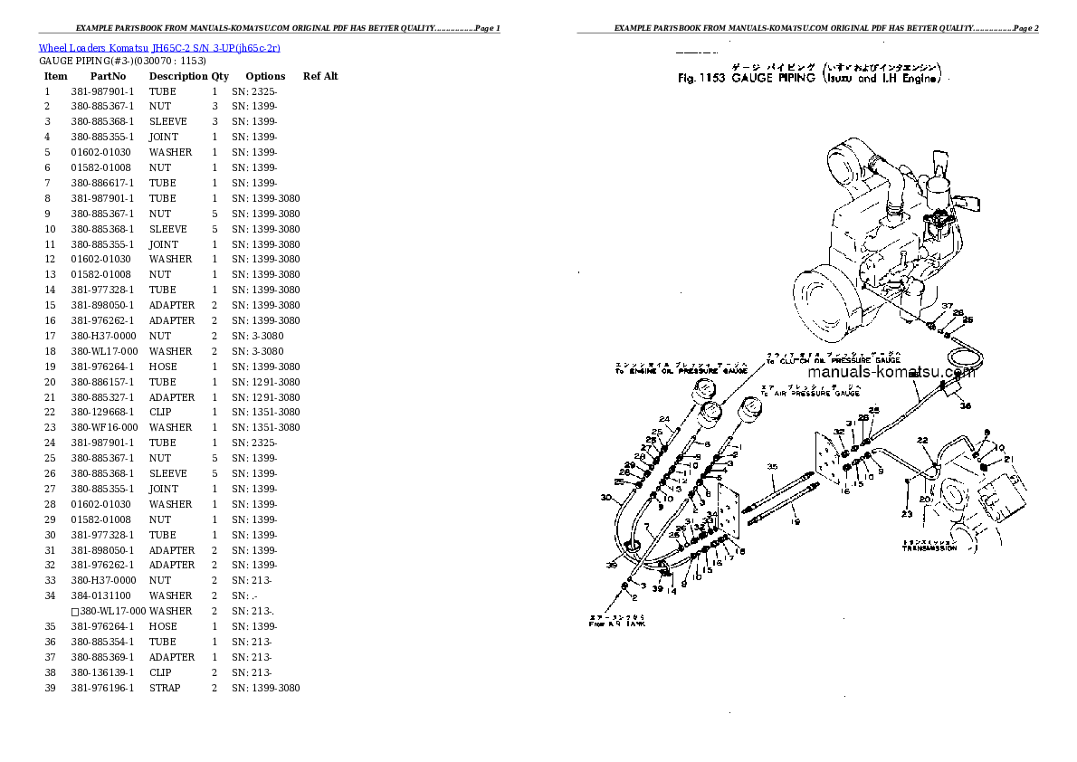 Protected: JH65C-2 S/N 3-UP Partsbook