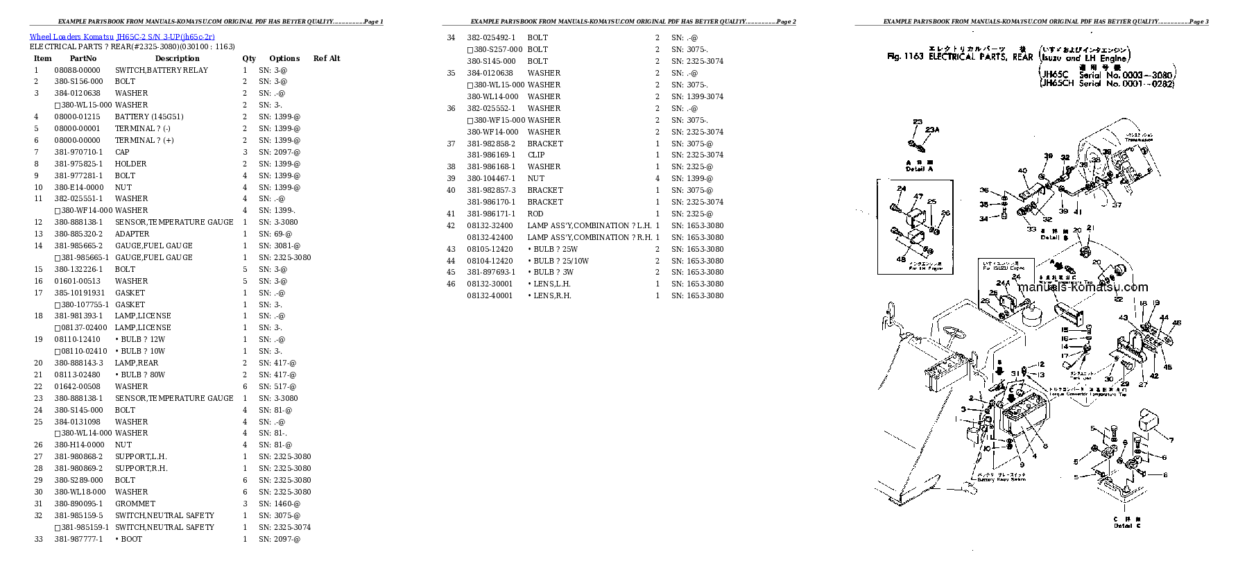 Protected: JH65C-2 S/N 3-UP Partsbook