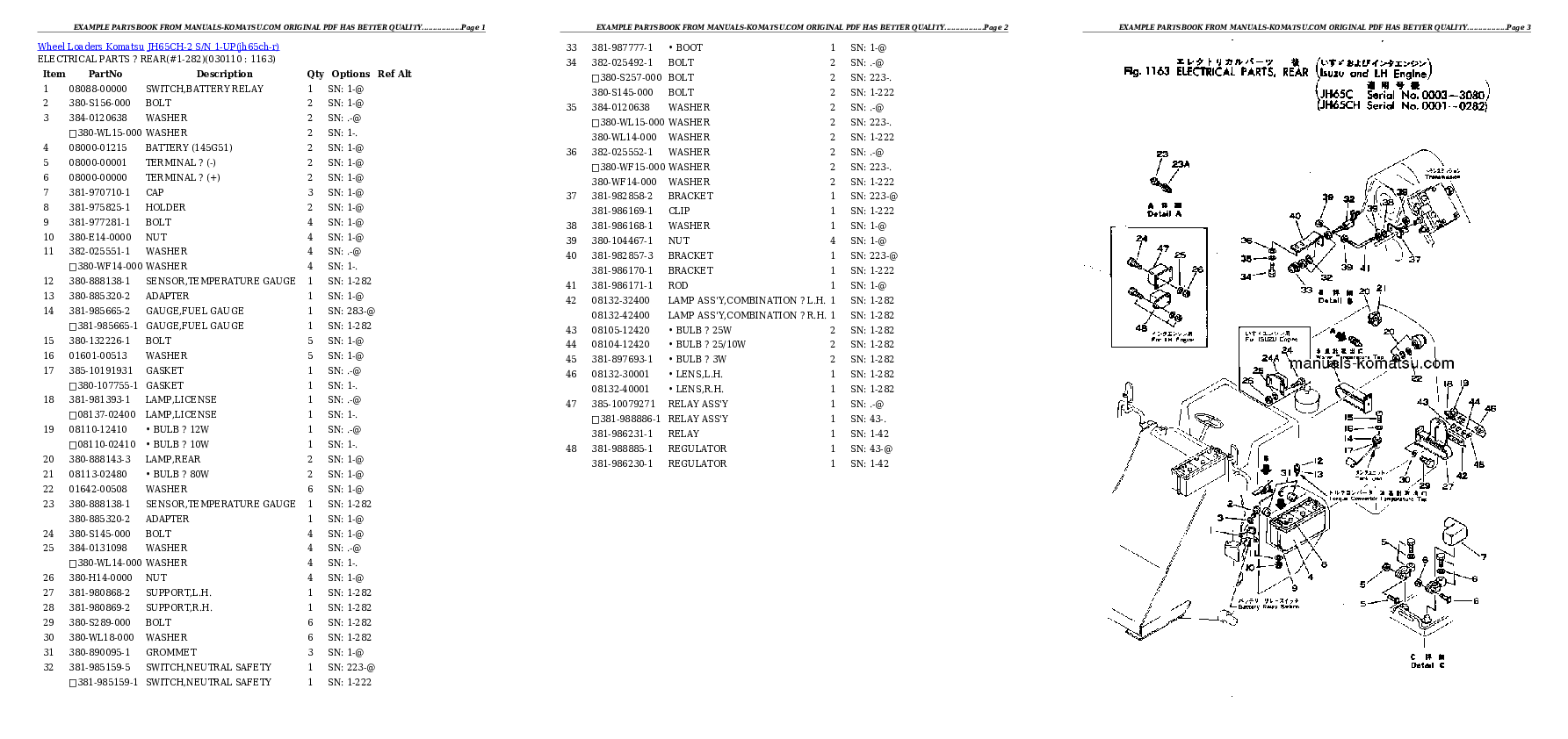 Protected: JH65CH-2 S/N 1-UP Partsbook