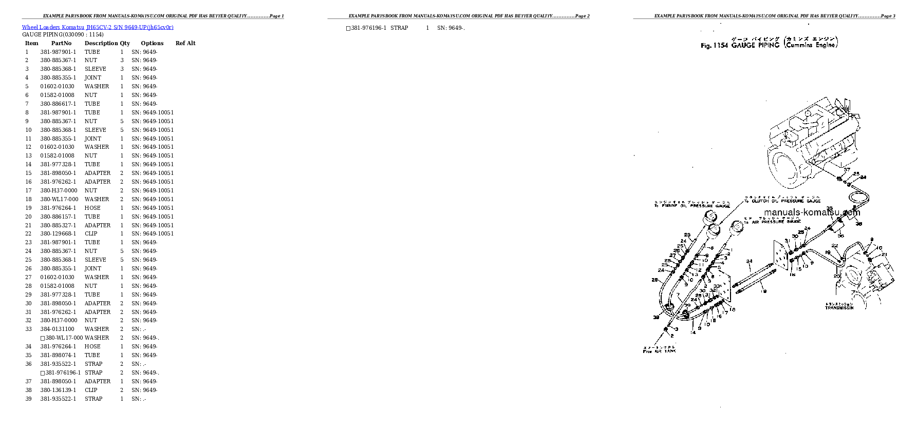 Protected: JH65CV-2 S/N 9649-UP Partsbook
