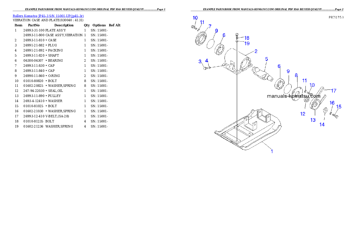 Protected: JP45-3 S/N 15001-UP Partsbook