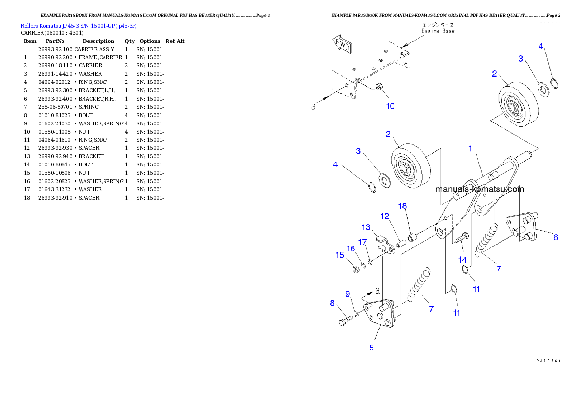 Protected: JP45-3 S/N 15001-UP Partsbook