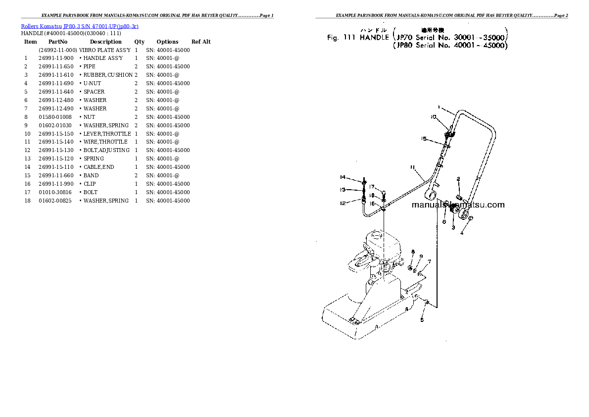 Protected: JP80-3 S/N 47001-UP Partsbook