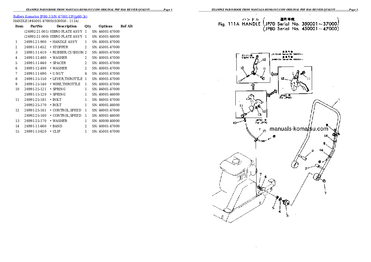 Protected: JP80-3 S/N 47001-UP Partsbook
