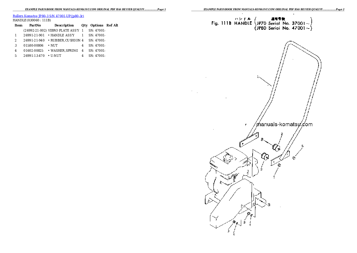 Protected: JP80-3 S/N 47001-UP Partsbook
