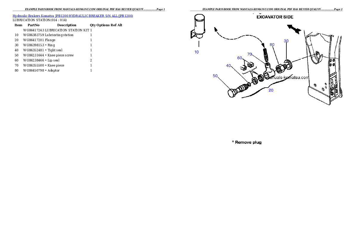 Protected: JPB1200 HYDRAULIC BREAKER S/N ALL Partsbook