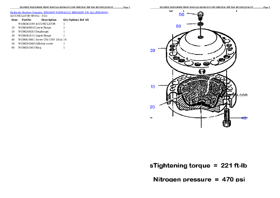 Protected: JPB2000V HYDRAULIC BREAKER S/N ALL Partsbook