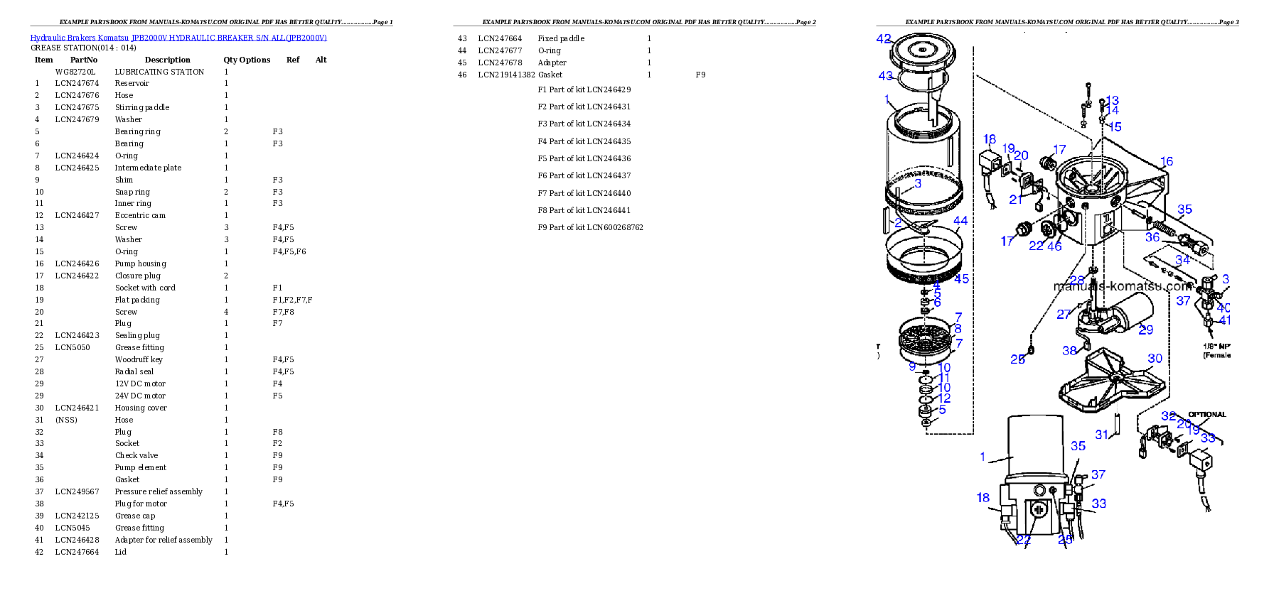 Protected: JPB2000V HYDRAULIC BREAKER S/N ALL Partsbook