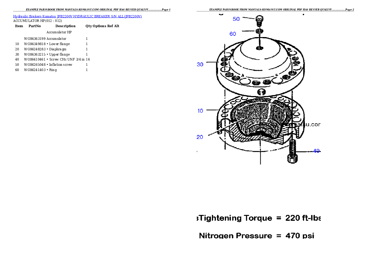 Protected: JPB2200V HYDRAULIC BREAKER S/N ALL Partsbook