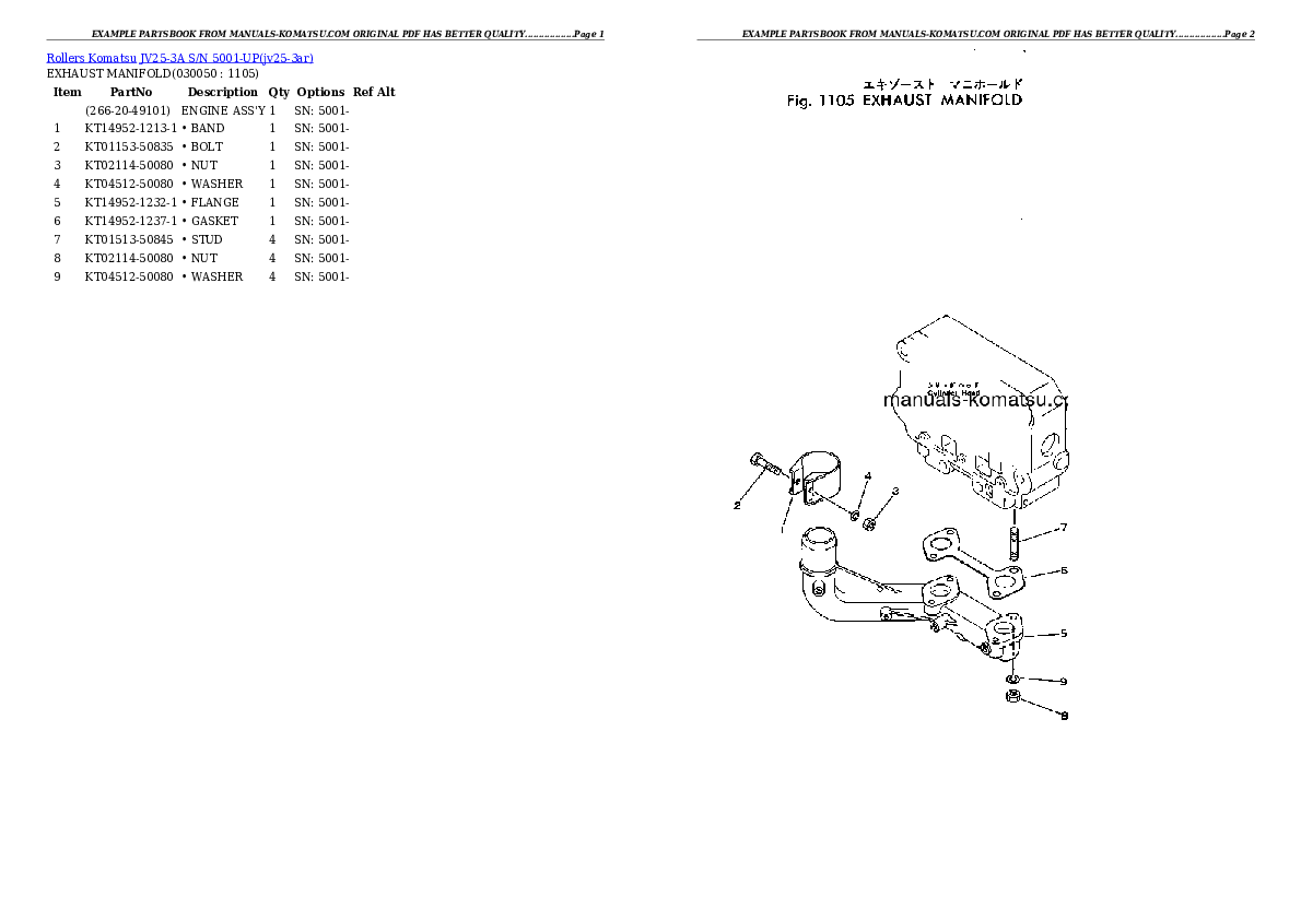 Protected: JV25-3A S/N 5001-UP Partsbook