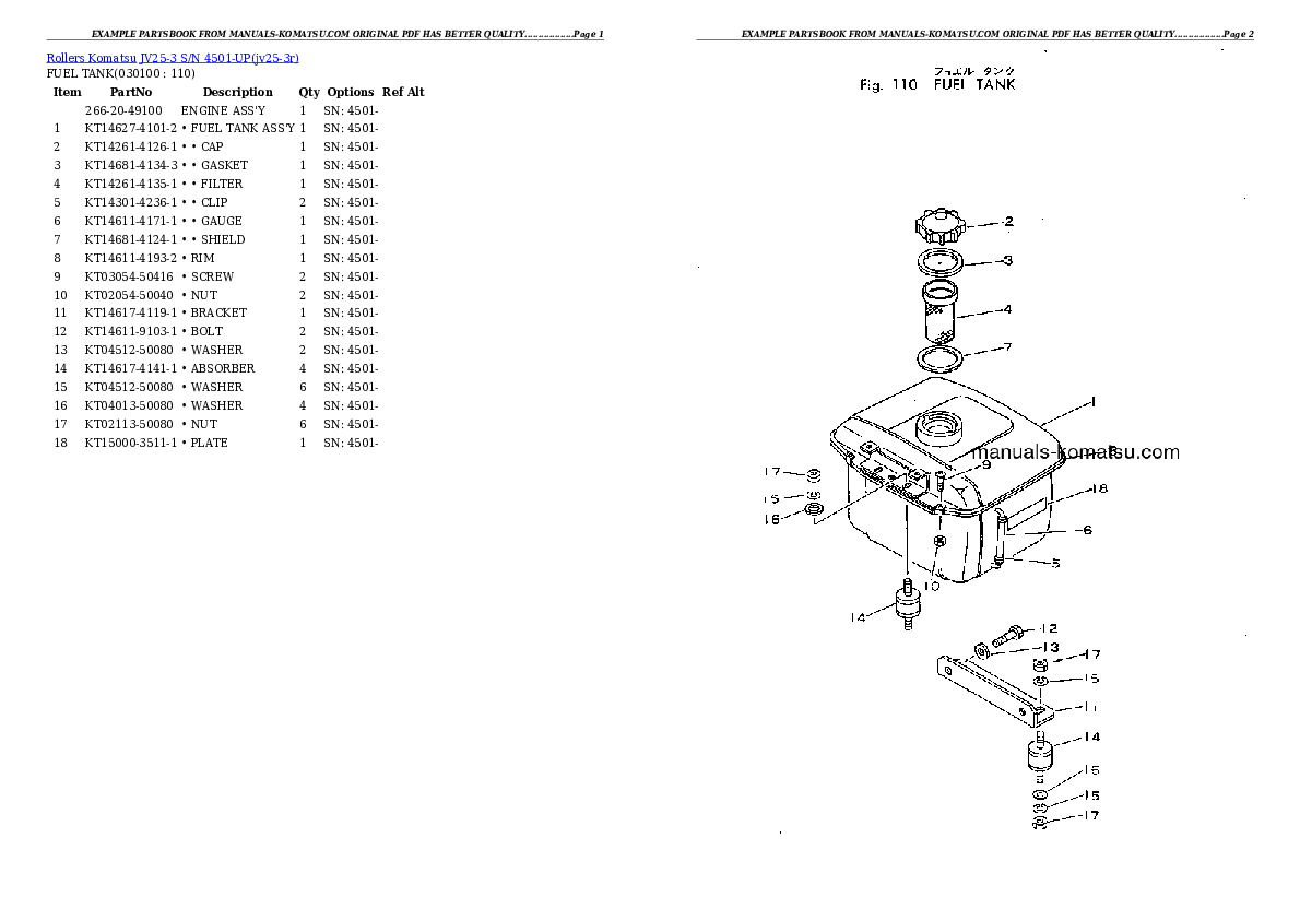 Protected: JV25-3 S/N 4501-UP Partsbook